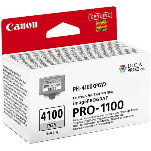 Canon PFI-4100PGY Photo Grey Genuine Ink Cartridge