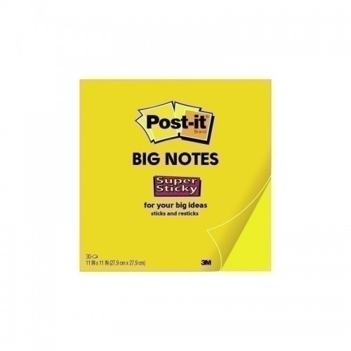 Post-It Super Sticky BIG Notes Yellow 279 x 279mm