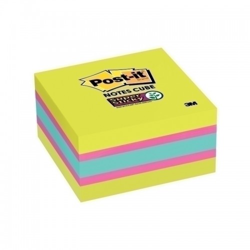 Post-It Super Sticky Notes Cube 76 x 76mm 5-Pack