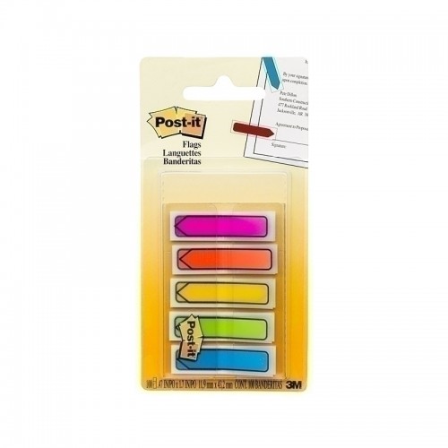 Post-It P684-ARR2 Arrow Flags Bright Colours 12 x 45mm - Pack of 30