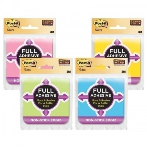 Post-It Super Sticky Full Stick Notes Rio De Janeiro 76 x 76mm 12-Pack