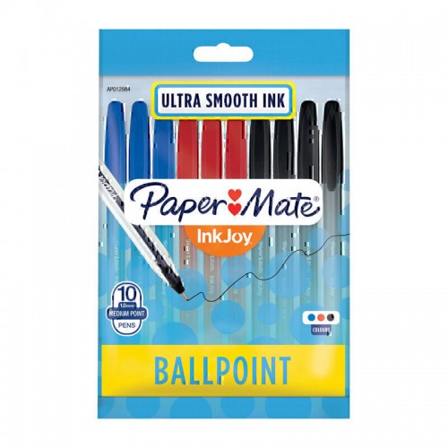 Paper Mate inkjoy100STBP Assorted - Pack of 10 - Box of 12