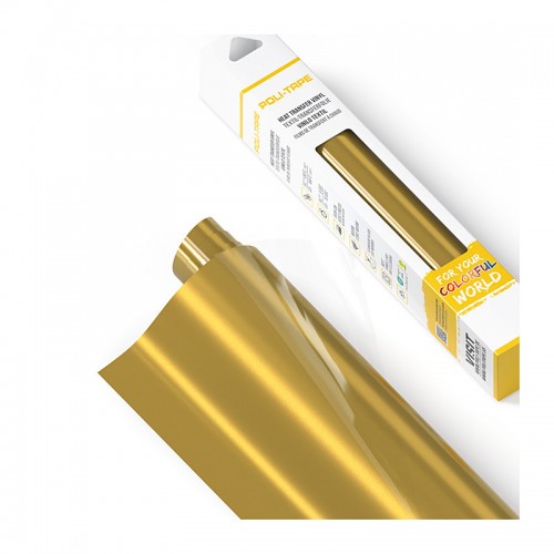 Poli-Tape Poli-Flex Turbo 305 Gold Metal Heat Transfer Vinyl