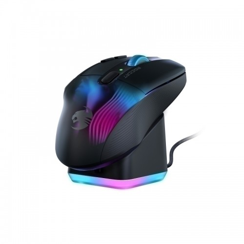 Roccat Kone XP Air Wireless Gaming Mouse with Charging Dock - Black