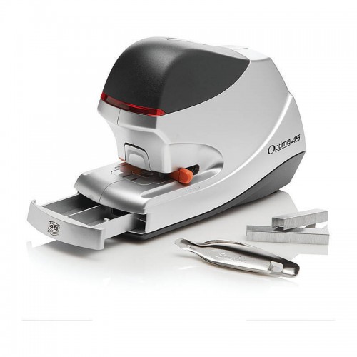 Rexel Electric Stapler Optima 45 Silver/Black