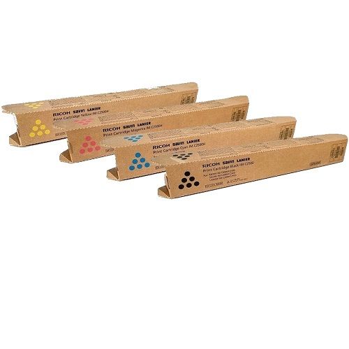 4 Pack Ricoh 842315-842318 Genuine Toner Cartridges