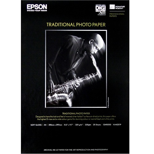 Epson S045050 A4 Premium Traditional Photographic & Fine Art Paper