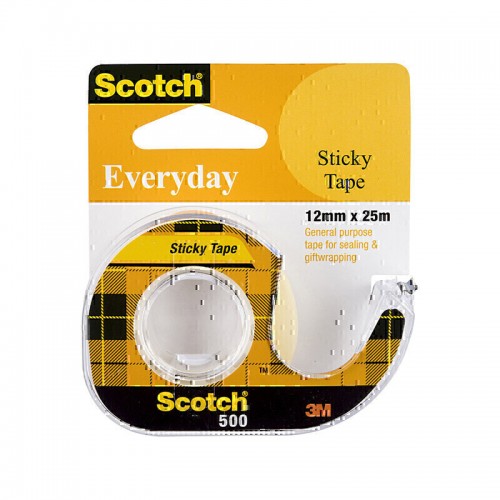 Scotch Sticky Tape 502 12mmX25M - Box of 12