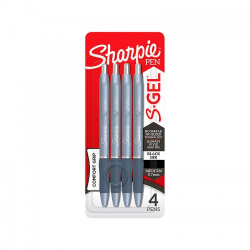 Sharpie Gel Blue/Black - Pack of 4 - Box of 6