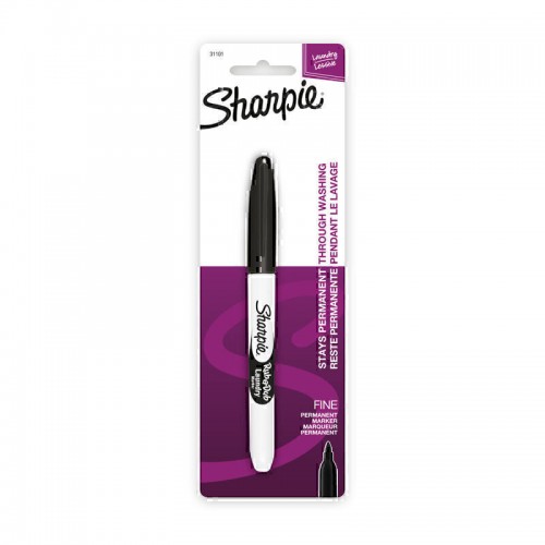 Sharpie Rub aDub Laundry Marker Black - Box of 6