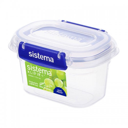 Sistema 400ml Rectangular KLIP IT PLUS Container