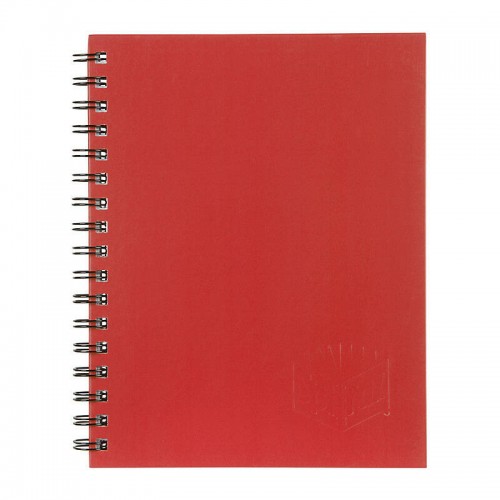 Spirax 511 Hard Cover Notebook Red Side Opening - Pack of 5