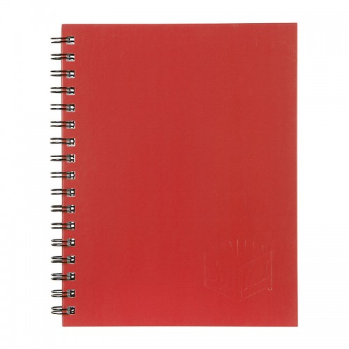 Spirax 512 Hard Cover Notebook A4 200 Page Red - Pack of 5