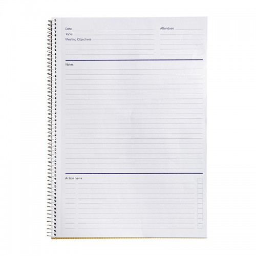 Spirax 705 Meeting Book A4 140 Pages - Pack of 5