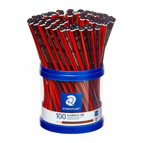 Staedtler Traditional 110-HB Pencils - Cup of 100