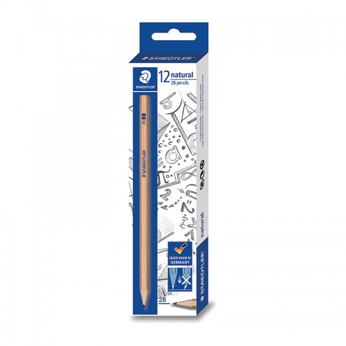 Staedtler Natural 2B Pencils - Box of 12