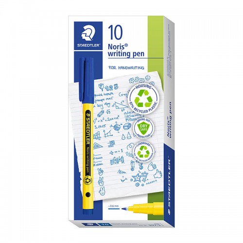 Staedtler Noris Writing Pen Blue - Box of 10