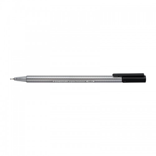 Staedtler Triplus 0.3mm Fineliner Pens Black - Box of 10