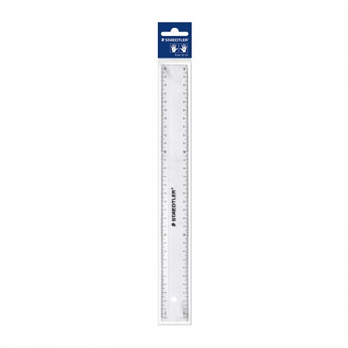 Staedtler Ruler 30cm Transparent - Box of 20