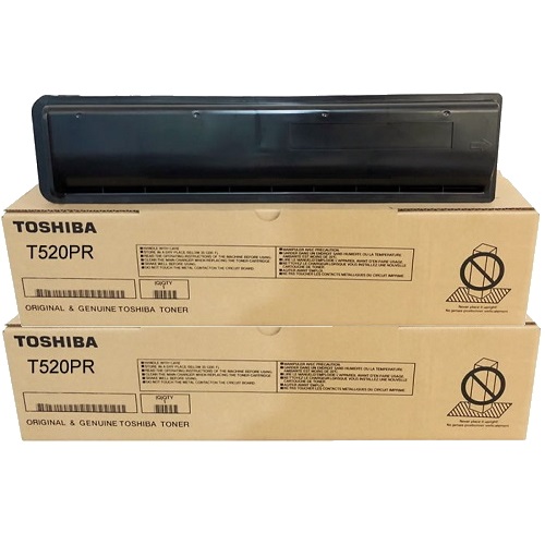 2 Pack Toshiba T520PR Genuine Toner Cartridges