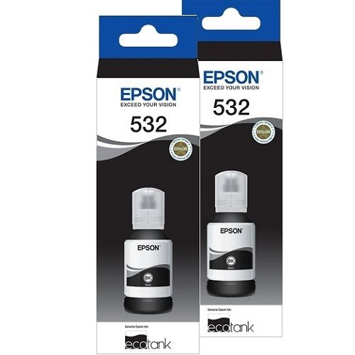 2 Pack Epson T532 Genuine Ink Bottles