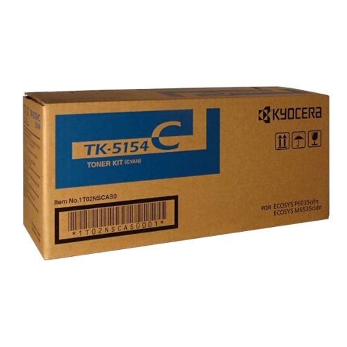 Kyocera TK-5154C Cyan Genuine Toner Cartridge