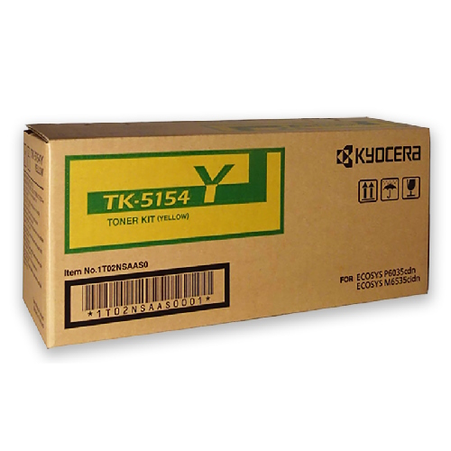 Kyocera TK-5154Y Yellow Genuine Toner Cartridge