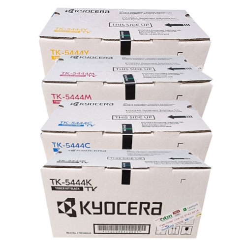 4 Pack Kyocera TK-5444 Genuine Toner Cartridges