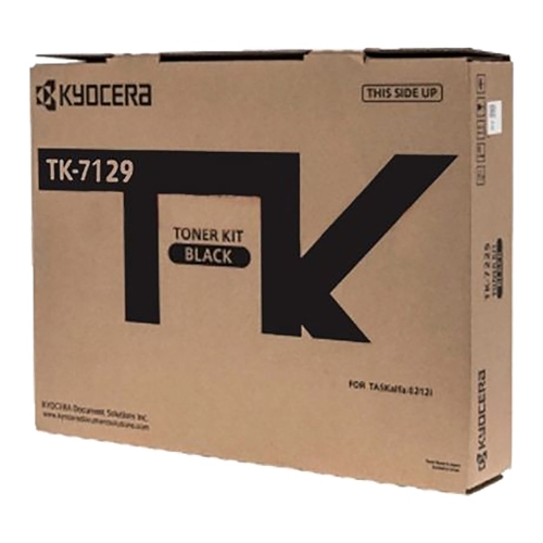 Kyocera TK-7129 Black Genuine Toner Cartridge