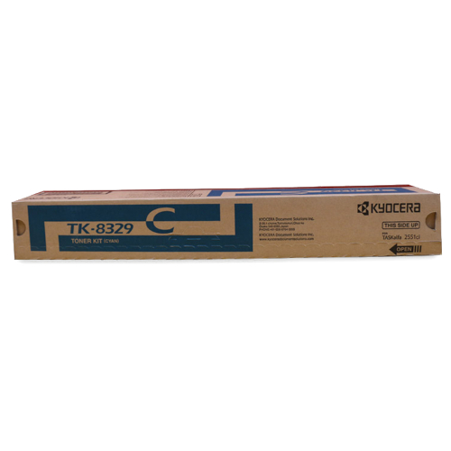 Kyocera TK-8329C Cyan Genuine Toner Cartridge