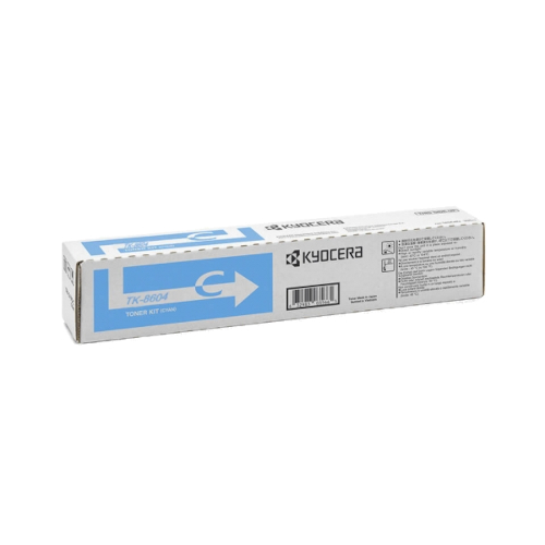 Kyocera TK-8604C Cyan Genuine Toner Cartridge