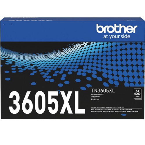 Brother TN-3605XL Black High Yield Genuine Toner Cartridge