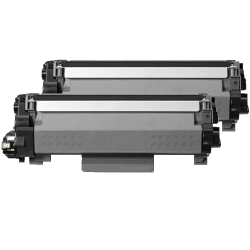 2 Pack Brother Compatible TN2530XL Toner Cartridges