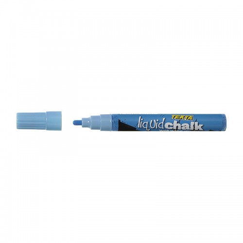 Texta Liquid Chalk Marker Wet Wipe Blue