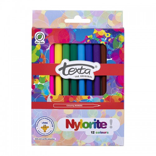 Texta Nylorite Colouring Marker - Pack of 12