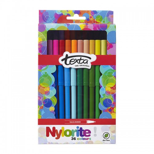 Texta Nylorite Colouring Marker - Pack of 36