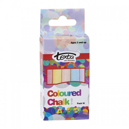 Texta Chalk Colours - Pack of 10