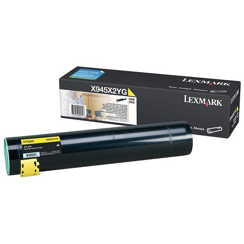 Lexmark X945X2YG Yellow Extra High Yield Genuine Toner Cartridge