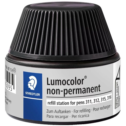 Staedtler Lumocolor Refil Non-Permanent Black