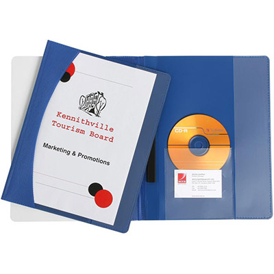 Marbig A4 Flat File Premier Blue