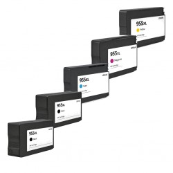 5 Pack HP Compatible 955XL Ink Cartridges (L0S63AA-L0S72AA)