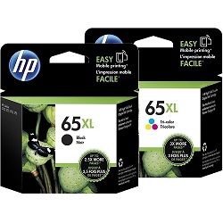 2 Pack HP 65XL Genuine Ink Cartridges (N9K03AA-04AA)