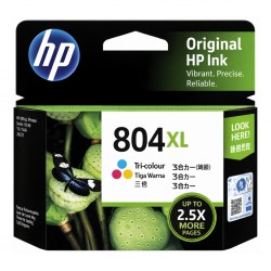 HP 804XL Tri-Colour High Yield Genuine Ink Cartridge (T6N11AA)