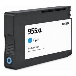 HP Compatible 955XL Cyan High Yield Ink Cartridge (L0S63AA)