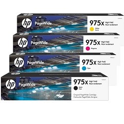 4 Pack HP 975X Genuine Ink Cartridges (L0S00/03/06/09AA)