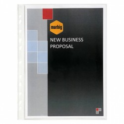 Marbig Sheet Protectors Heavy Weight A3 - Pack of 100