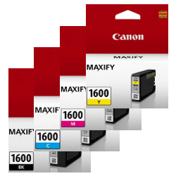 4 Pack Canon PGI-1600 Genuine Ink Cartridges