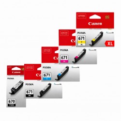5 Pack Canon PGI-670/CLI-671 Genuine Ink Cartridges