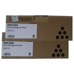 2 Pack Ricoh 407247 Genuine Toner Cartridges