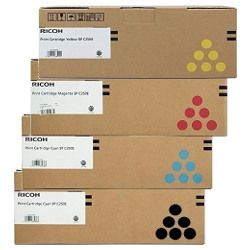 4 Pack Ricoh 407547-50 Genuine Toner Cartridges